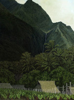 Tahitian Village by Ron Marlett
