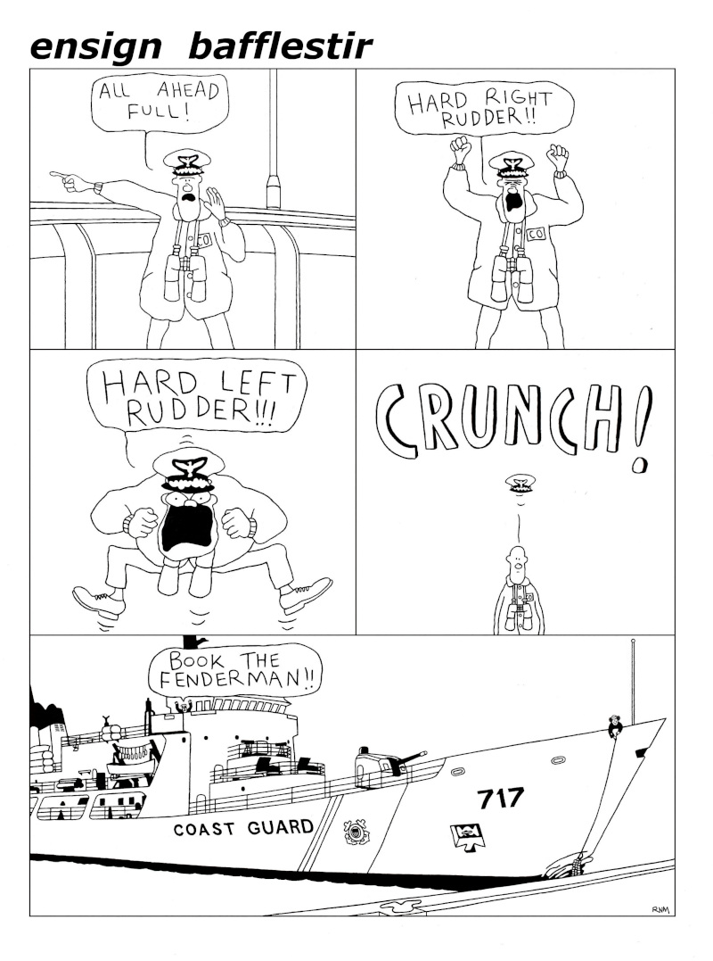 Ensign Bafflestir cartoon