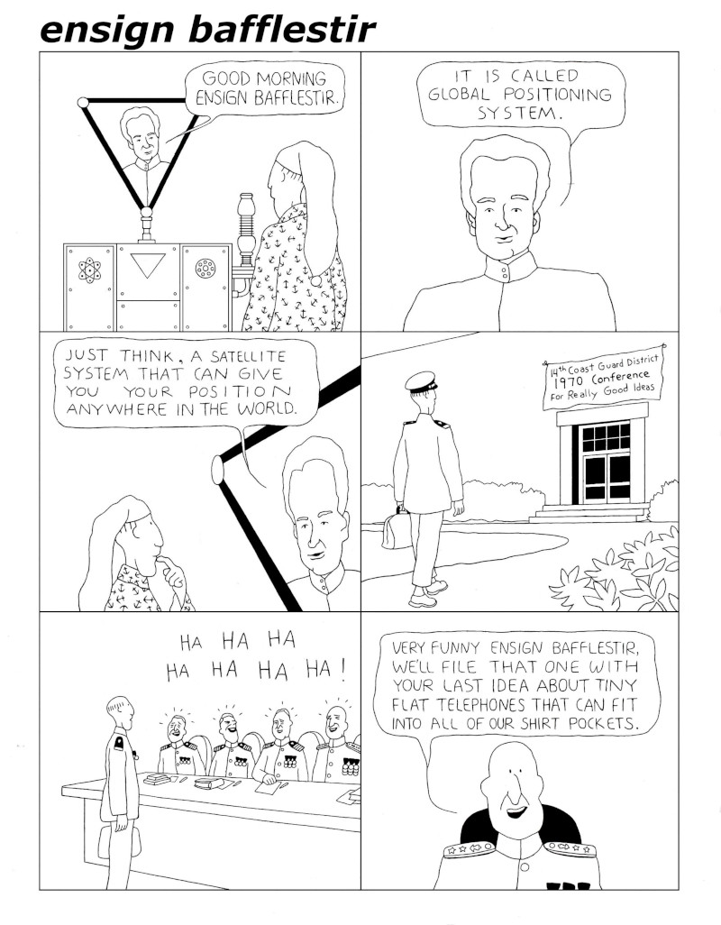 Ensign Bafflestir cartoon